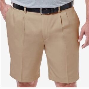 NEW Men’s Haggar Pleated Short Khaki sz 40